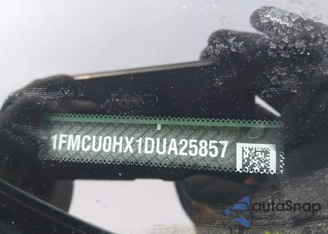 2013 Ford Escape Sel из США, поврежденный, VIN 1FMCU0HX1DUA25857